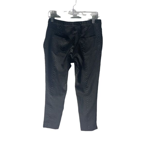 Soft Surroundings Julienne Jacquard Black Python Print Slim Pants - Picture 7 of 7